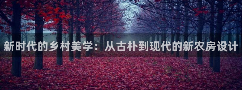 富联娱乐注册21192：新时代的乡村美学：从古朴到现代的新农房设计