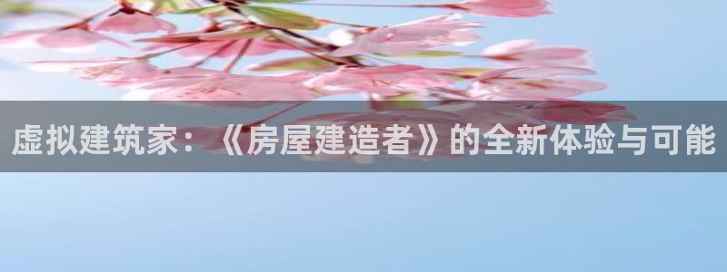 富联娱乐主管在什么职位：虚拟建筑家：《房屋建造者》的全新体验与可能