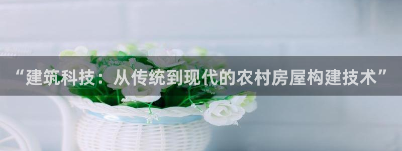 富联娱乐登录入口：“建筑科技：从传统到现代的农村房屋构建技术”