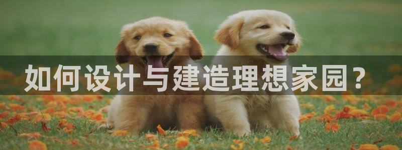 富联娱乐招商形判官333OO：如何设计与建造理想家园？