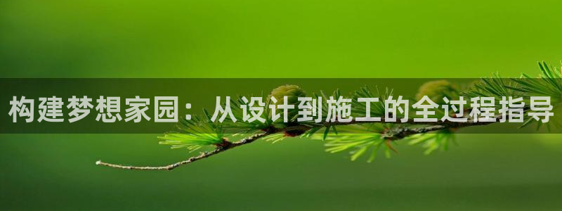 富联娱乐官方网站首页登录：构建梦想家园：从设计到施工的全过程指导