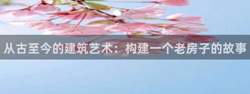 富联娱乐官方网站下载：从古至今的建筑艺术：构建一个老房子的故事