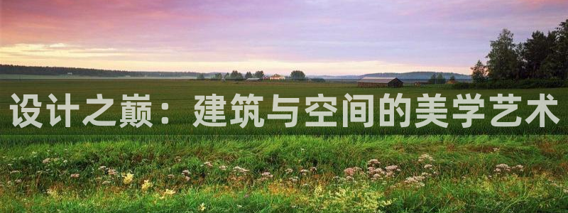 富联娱乐账号注册流程：设计之巅：建筑与空间的美学艺术