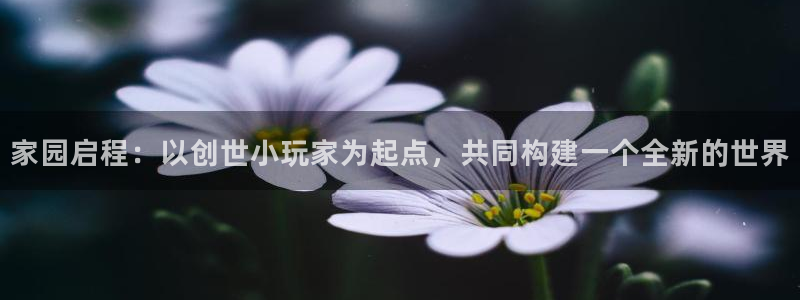 富联娱乐账号注册要钱吗：家园启程：以创世小玩家为起点，共同构建一个全新的世界