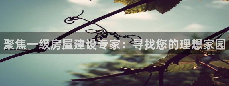 富联娱乐骗局：聚焦一级房屋建设专家：寻找您的理想家园