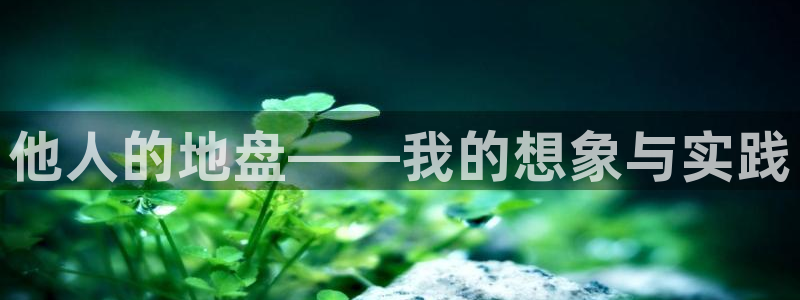 富联娱乐招商方判官333OO：他人的地盘——我的想象与实践