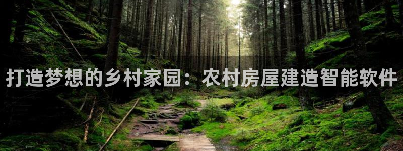 富联娱乐注册正唐老鸭779O3：打造梦想的乡村家园：农村房屋建造智能软件